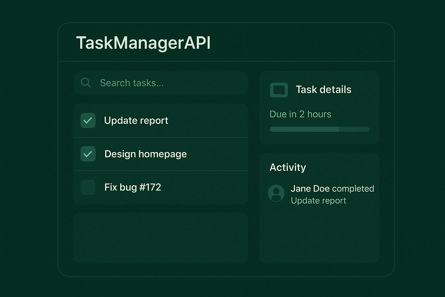 TaskManagerAPI - Task Management